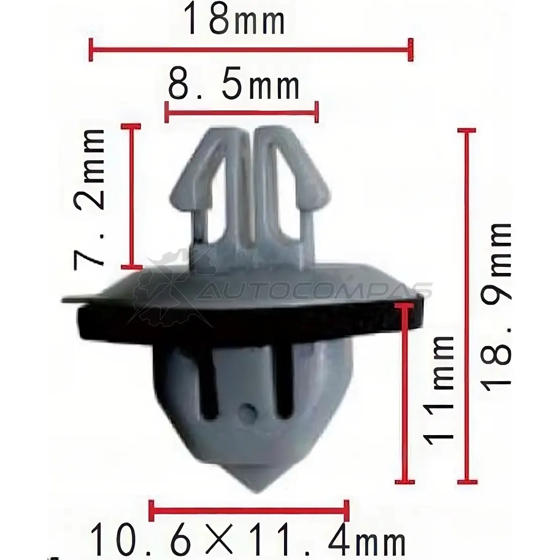 Клипса пластмассовая PATRON p370279 P SVXUU 1425559304