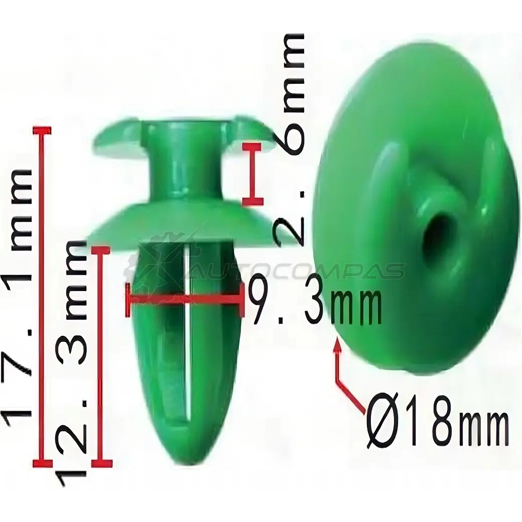 Клипса пластмассовая PATRON K8A1G LF p370261a 1425559178