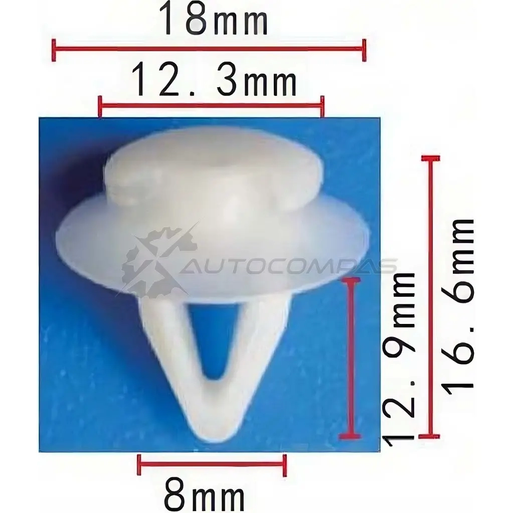 Клипса пластмассовая PATRON p370250 9HNQ L 1425559170