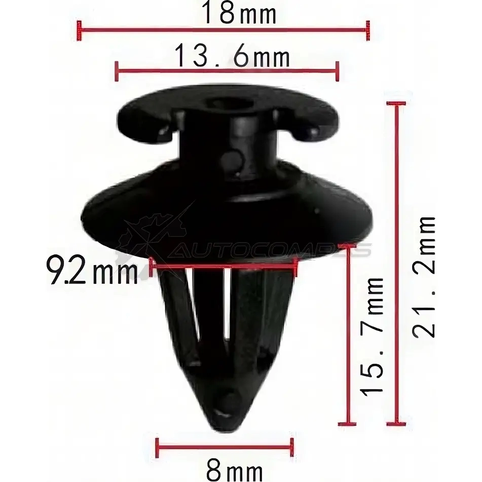 Клипса пластмассовая PATRON p370249a 1425559151 VT G57J2