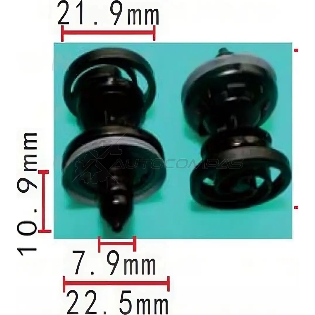 Клипса пластмассовая PATRON p370254 S59 M1M 1425559395
