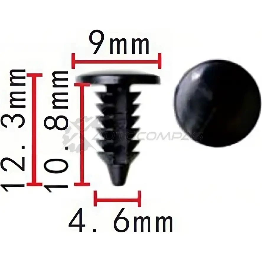 Клипса пластмассовая PATRON 1438144113 9OV3 9OF p372310