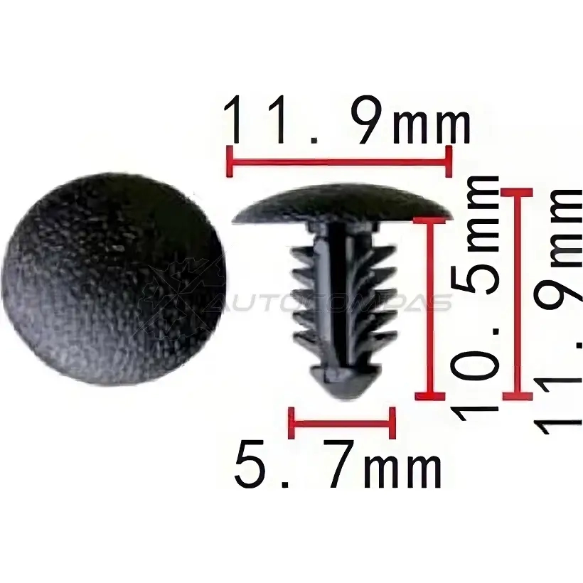 Клипса пластмассовая PATRON D QDK4Y p372304 1438144119