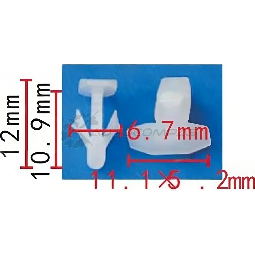 Клипса пластмассовая PATRON M9 ABAH p372295 1438144128