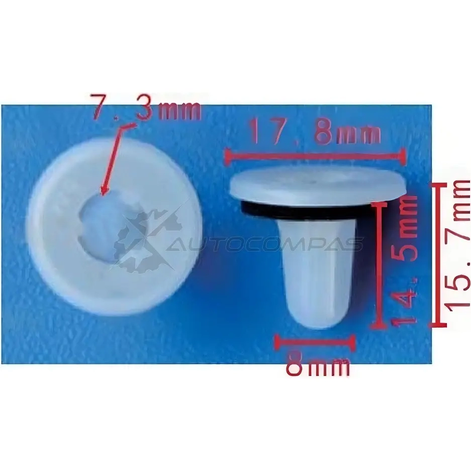 Клипса пластмассовая PATRON p372293 XZC6E GI 1438144130