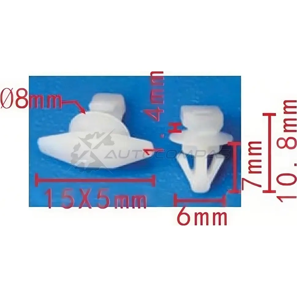 Клипса пластмассовая PATRON E4 MRI 1438144146 p372139