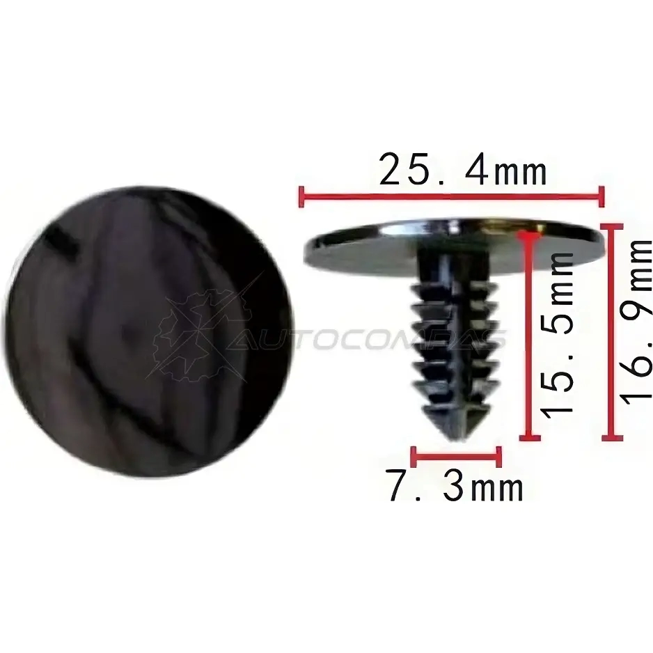 Клипса пластмассовая PATRON 0STD JQX p372138 1438144147