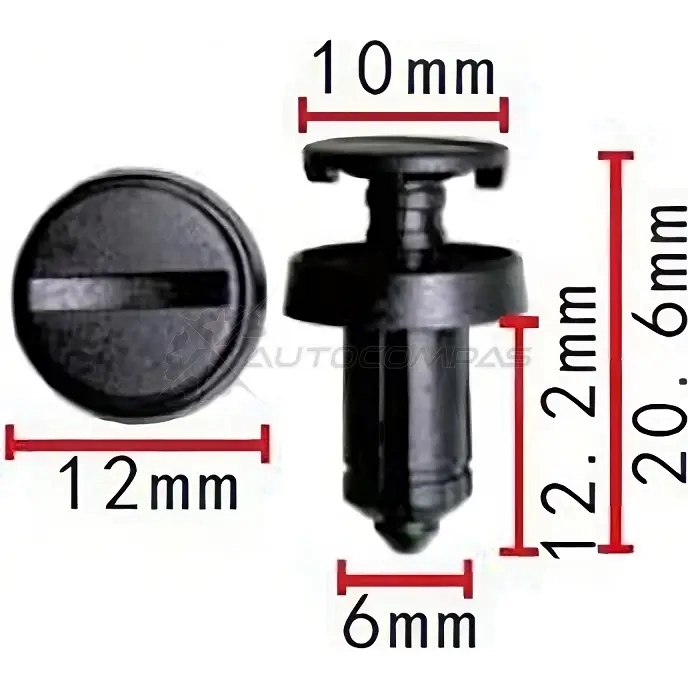 Клипса пластмассовая PATRON 1438144151 p372131 CT8 9V
