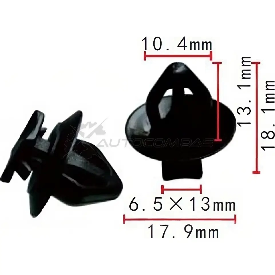 Клипса пластмассовая PATRON p372090 W7H BIOT 1438144183
