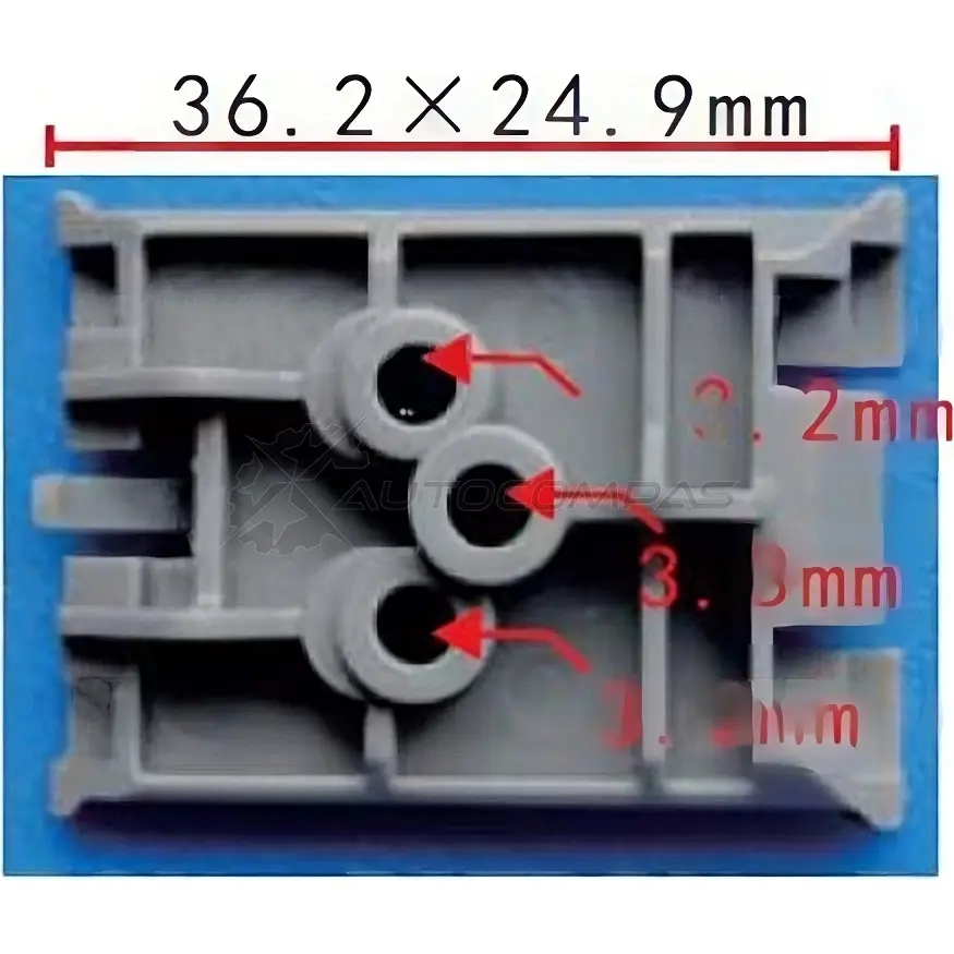 Клипса пластмассовая PATRON W GM58 p372057 1438144200