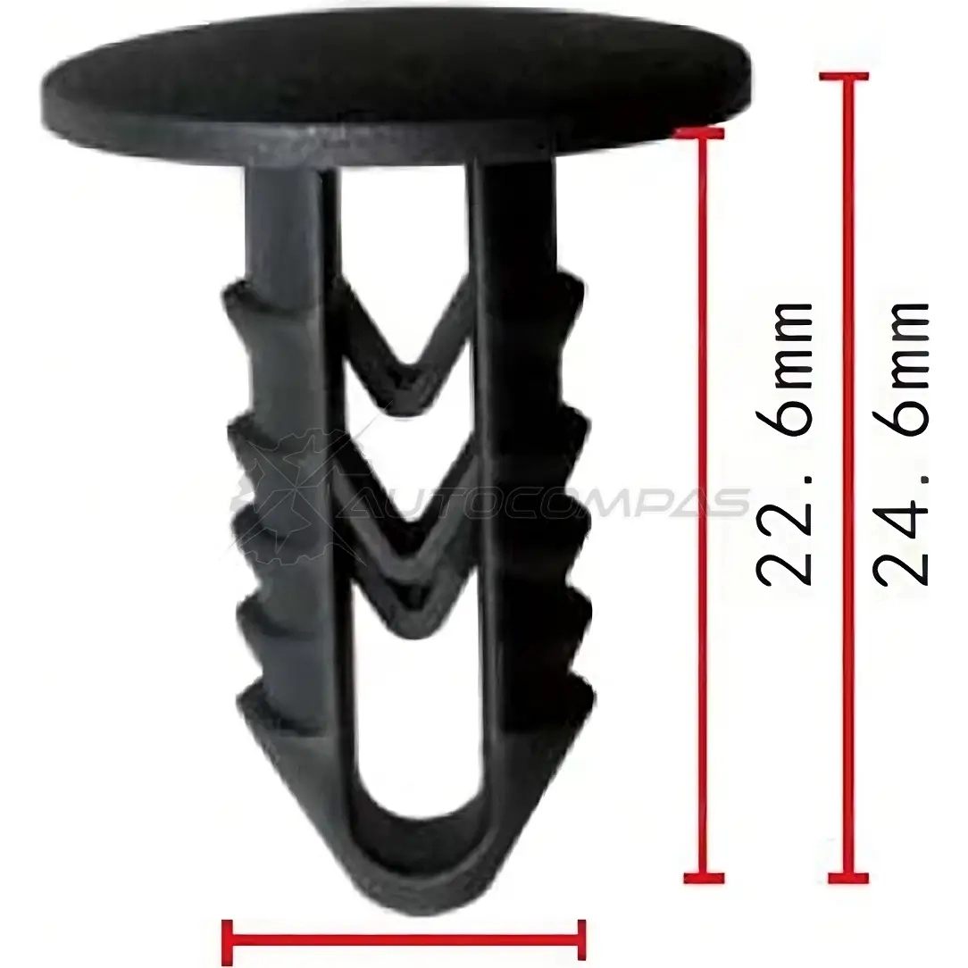 Клипса пластмассовая PATRON 1438144205 W ZDEF p372050