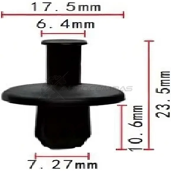 Клипса пластмассовая PATRON p372021 G43YZW 6 1438144218