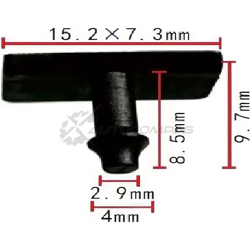 Клипса пластмассовая PATRON 1425558516 XFD CP p371993