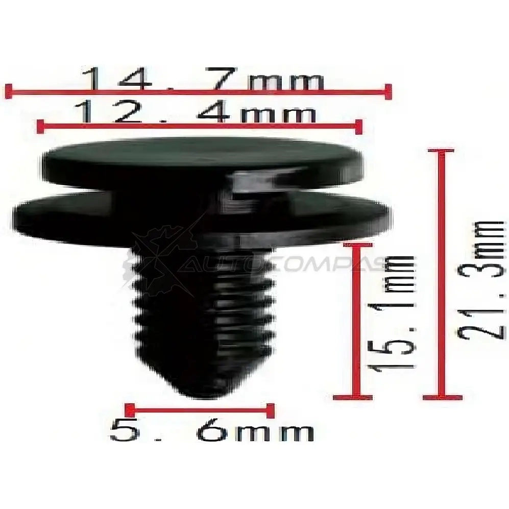 Клипса пластмассовая PATRON AA N1B p371985 1425558820