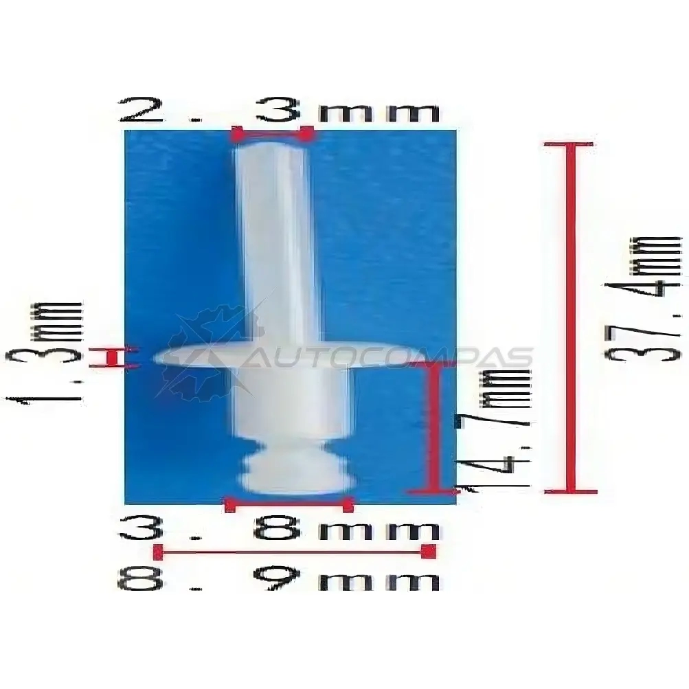 Клипса пластмассовая PATRON p371958 WFL1 AH 1425558676