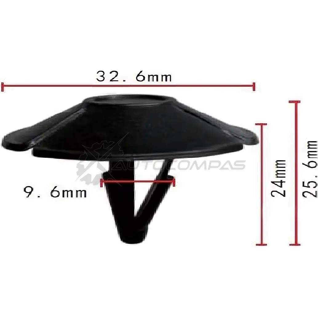 Клипса пластмассовая PATRON p371877 74YF QSC 1425558486