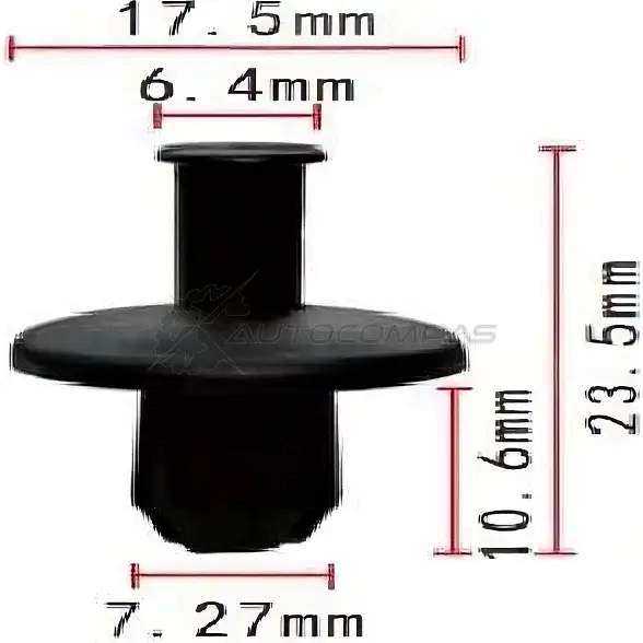 Клипса пластмассовая PATRON 1425558922 p371819 S4Z SK9