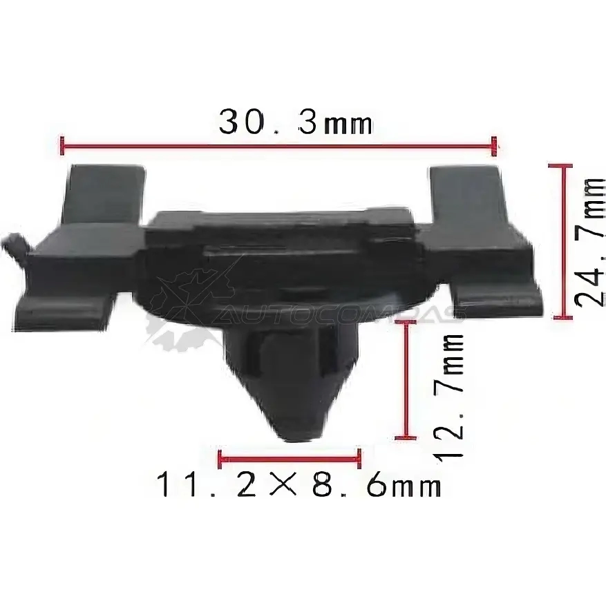 Клипса пластмассовая PATRON p371747 3S O5QCP 1425558981
