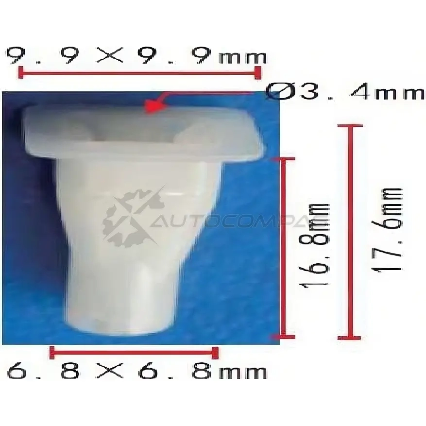 Клипса пластмассовая PATRON p371714 IA5N4 M3 1425558469