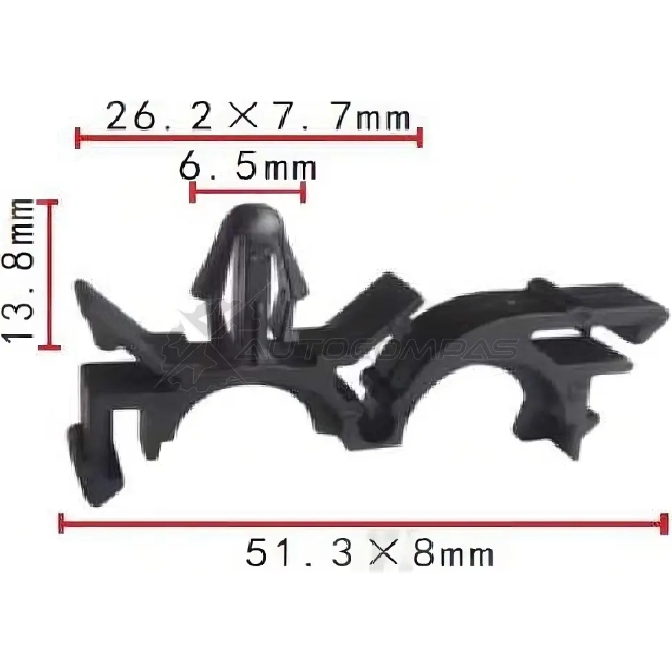 Клипса пластмассовая PATRON p371709 1425558892 GB7LN Q