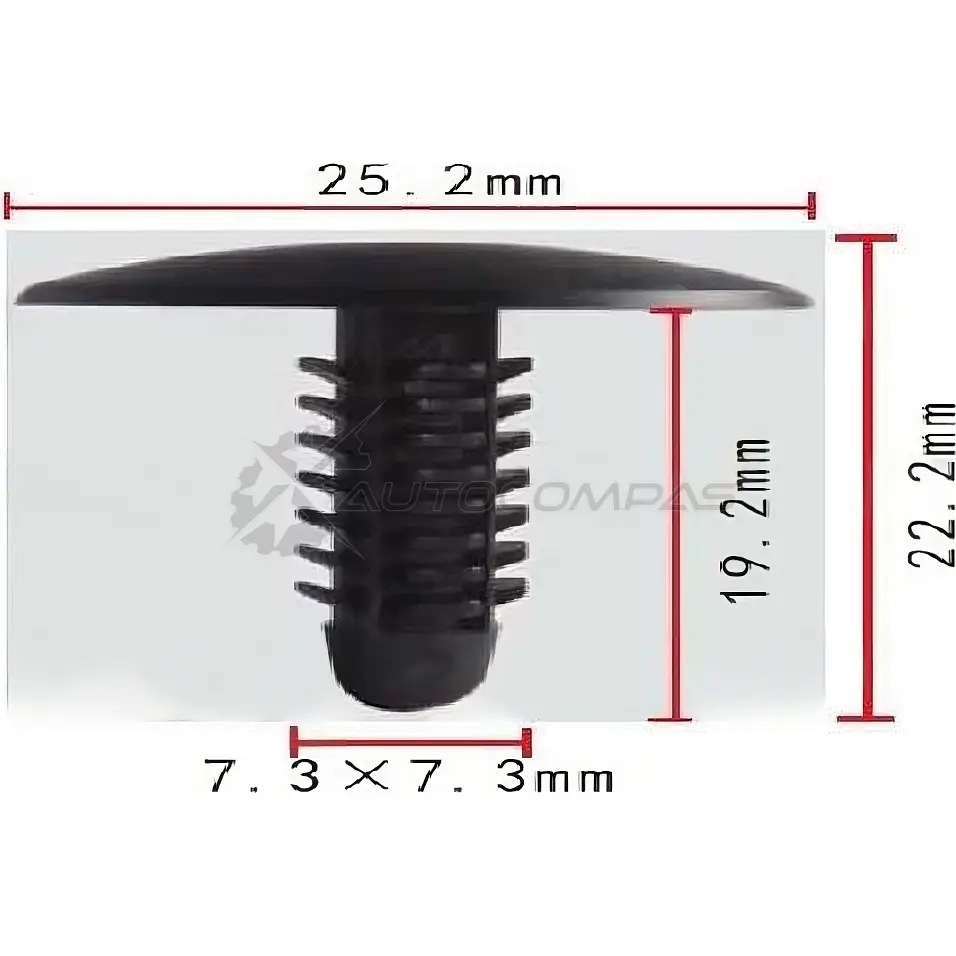 Клипса пластмассовая PATRON O 4AV7 p371708 1425558476