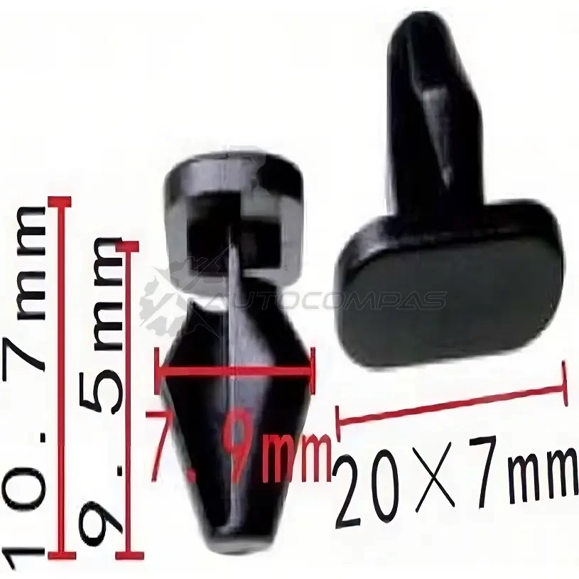 Клипса пластмассовая PATRON WJC N11W p370219 1425559133