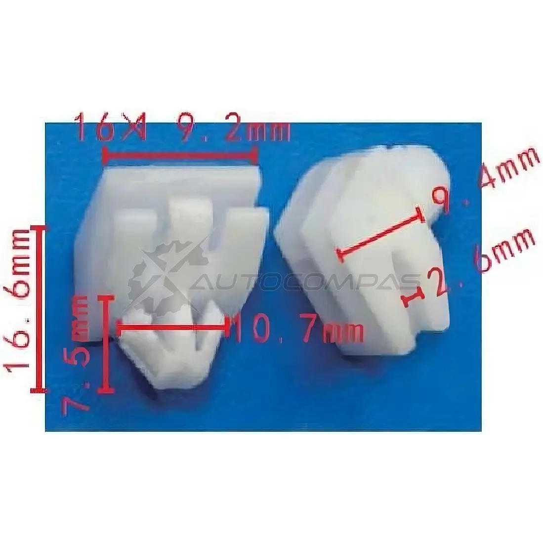 Клипса пластмассовая PATRON p371588 G 64LOI 1425558591