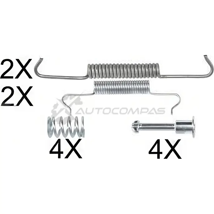 Ремкомплект колодок PATRON PSRK0245 J42 HFI7 1425548174 изображение 0