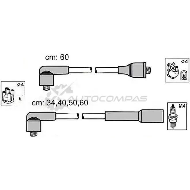 Высоковольтные провода зажигания PATRON 3537271 FFL7 TM PSCI1015 изображение 0