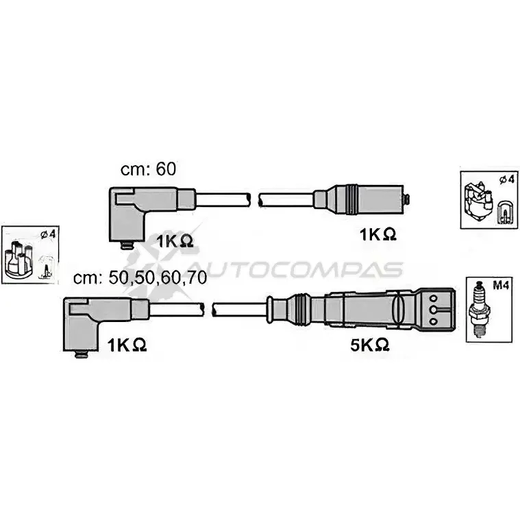 Высоковольтные провода зажигания PATRON PSCI1013 OX91B 7 3537269 изображение 0