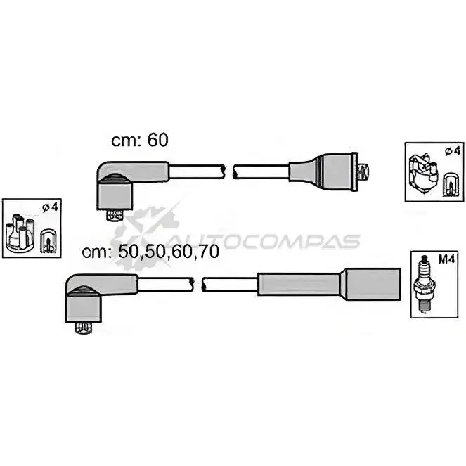 Высоковольтные провода зажигания PATRON G32J X5N 3537267 PSCI1011 изображение 0