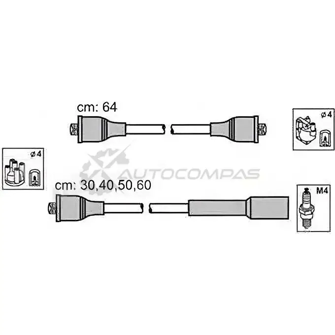 Высоковольтные провода зажигания PATRON DNRX 2Q PSCI1009 3537265 изображение 0