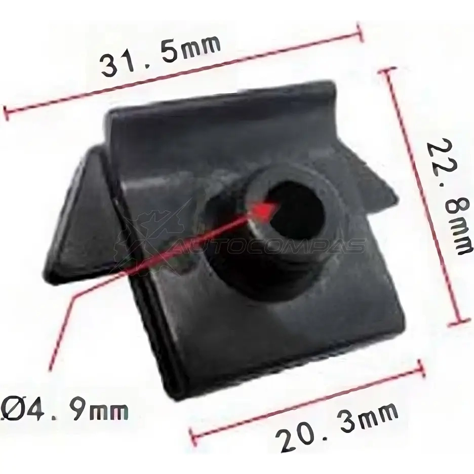 Скоба пластиковая PATRON p370708 KZVZ 1E 1425557982