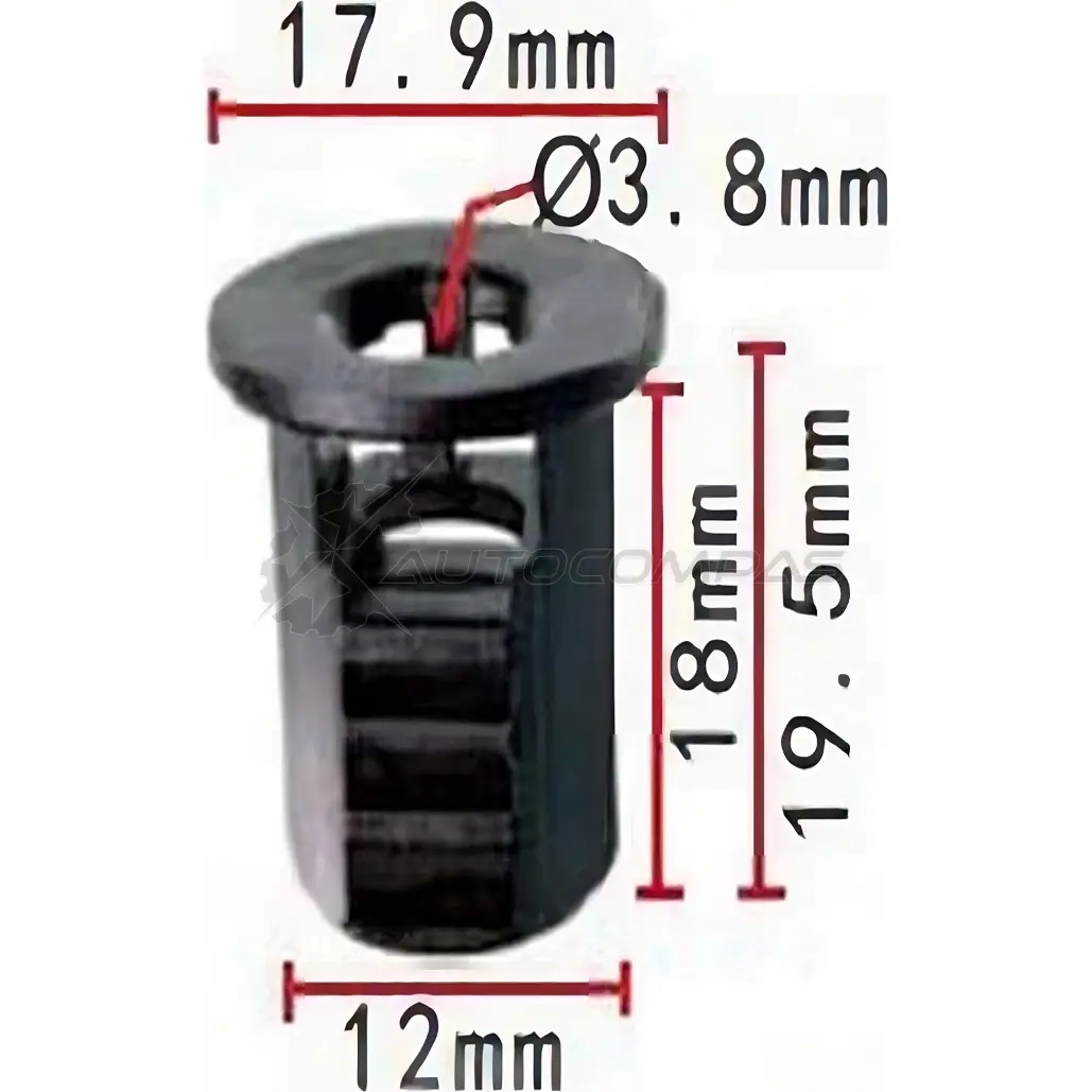 Пистон пластиковый PATRON p371373 1425557816 9DJI02 9