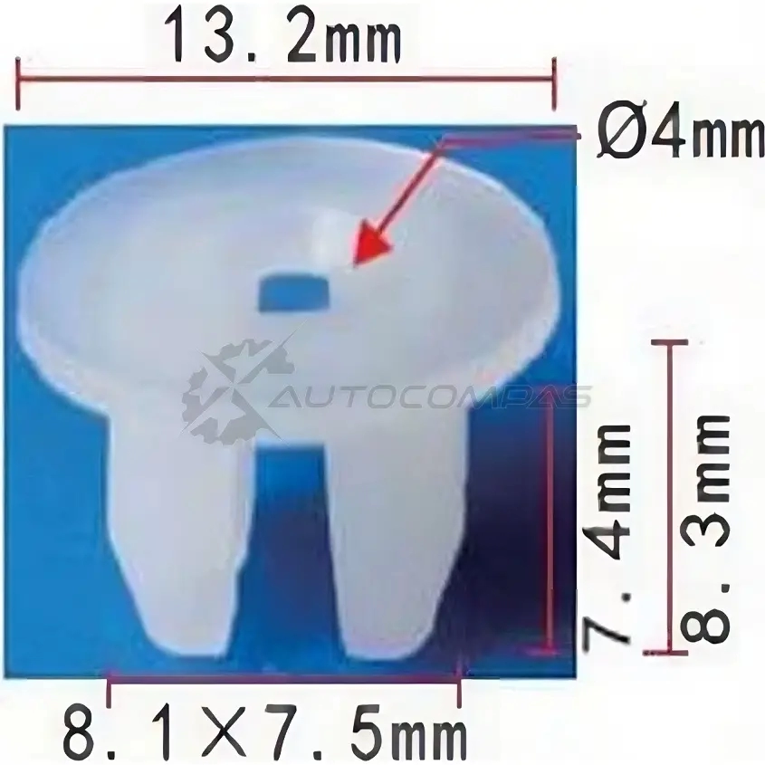 Пистон пластиковый PATRON 1425557784 Q JIYIMX p371118