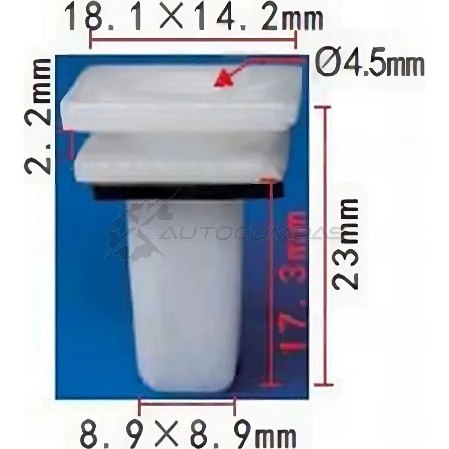 Пистон пластиковый PATRON 6 0MR6PT p371018 1425557808