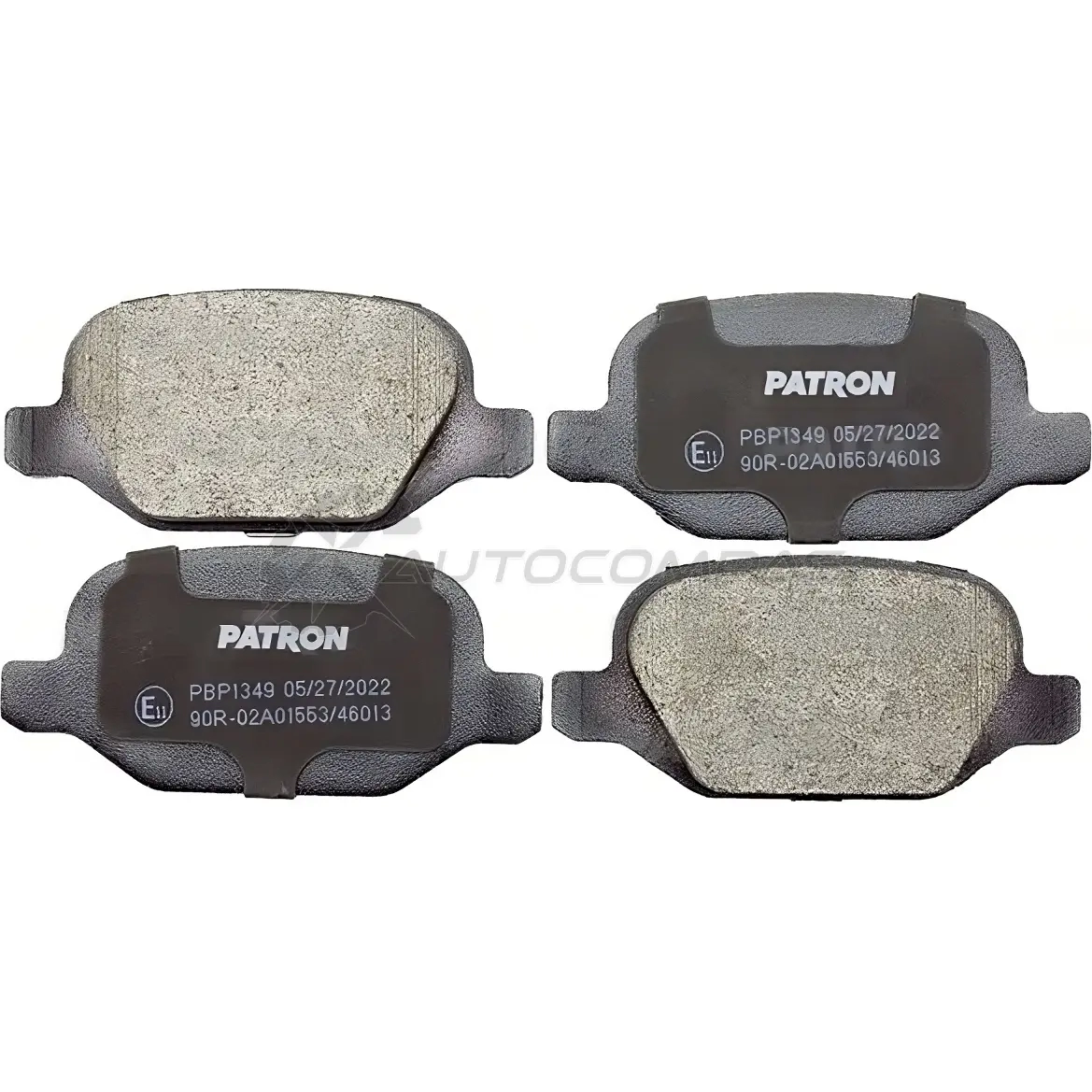 Тормозные колодки дисковые, комплект PATRON 1266213481 H U1HE PBP1349 изображение 0