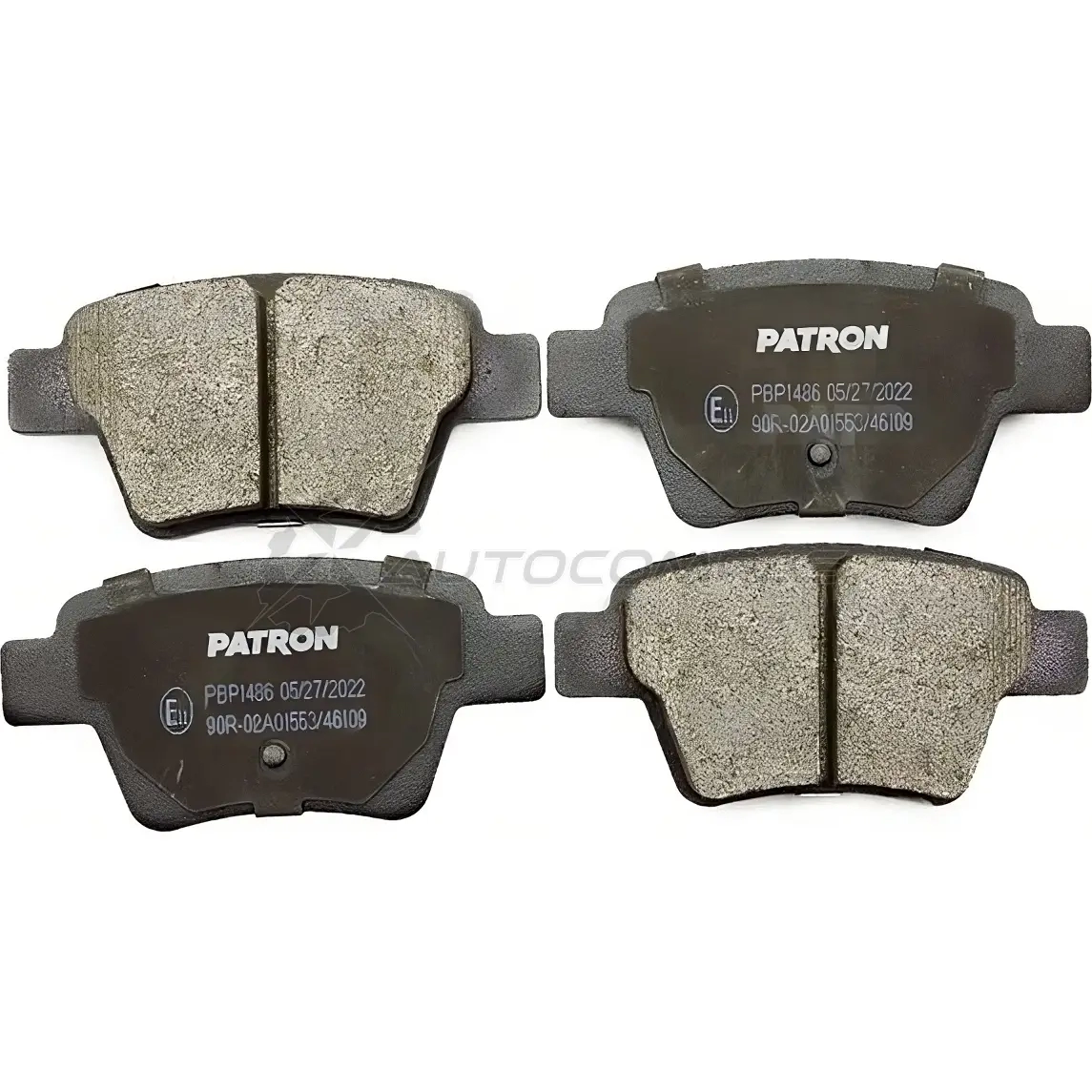 Тормозные колодки дисковые, комплект PATRON ECN B7AB 1266215993 PBP1486 изображение 0