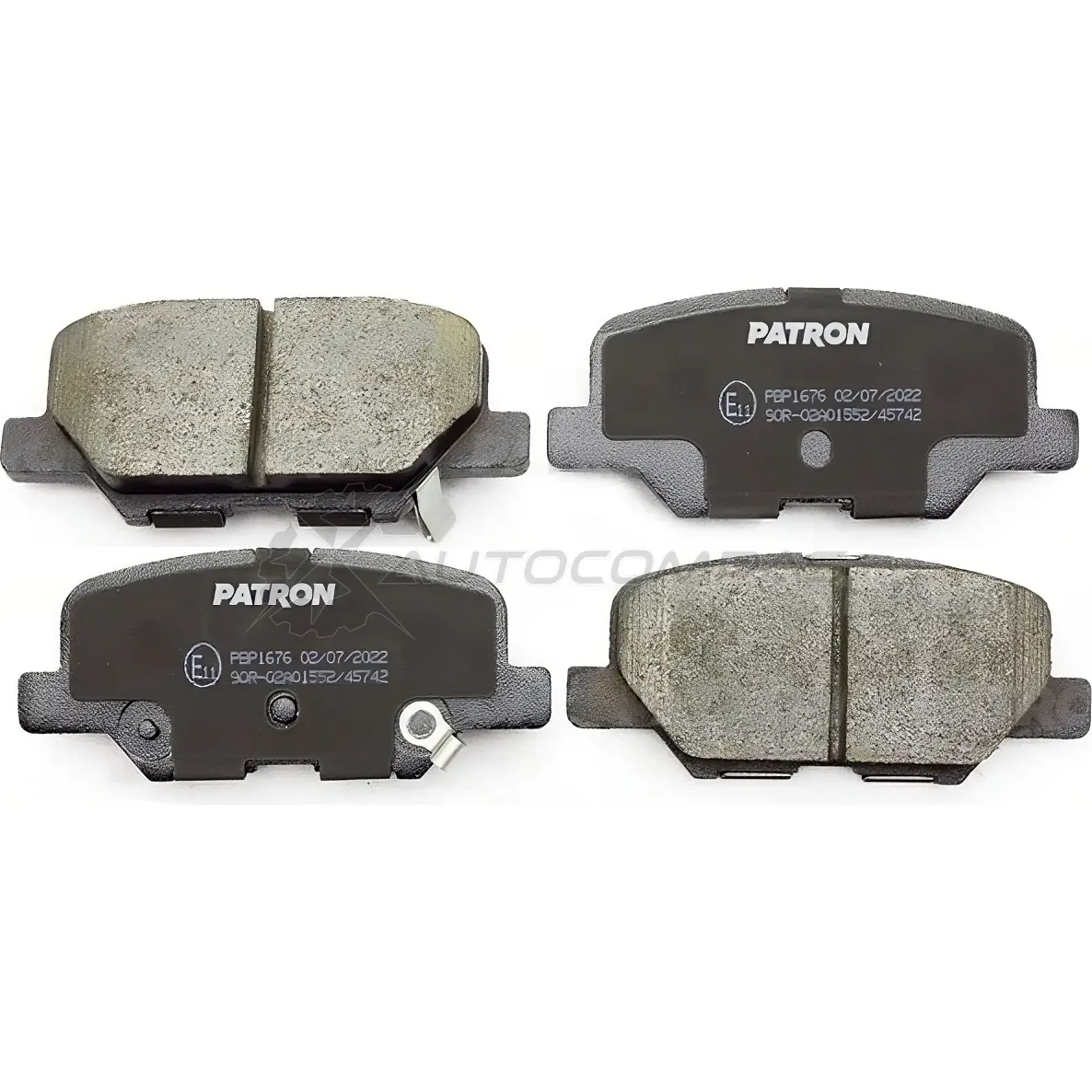 Тормозные колодки дисковые, комплект PATRON IC Q7I PBP1676 1266220707