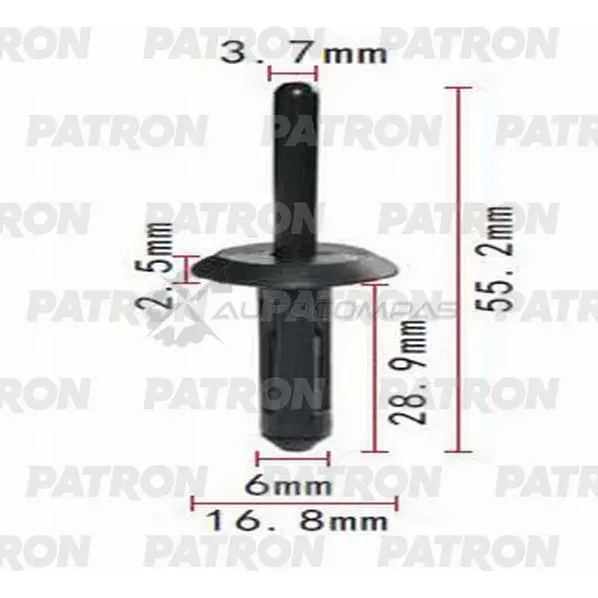 Заклепка P37-0712S PATRON P37-0712S V5 IVK9X 1441229956 изображение 0