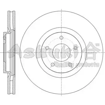 Тормозной диск ASHUKI I53R0DG N013-97 G 3BYR 3049936 изображение 0