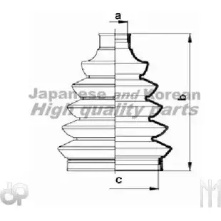 Комплект пылника, приводной вал ASHUKI 3050144 N039-12 SE5HZV S EG8B2 изображение 0