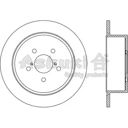 Тормозной диск ASHUKI 3052178 Z36TTR UN6 X7 S017-40 изображение 0