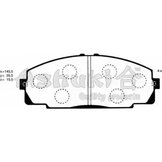 Тормозные колодки, дисковые, комплект ASHUKI NHLLKZ T112-65 W2W0 JGW 3053492 изображение 0
