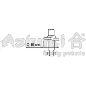 Амортизатор ASHUKI 9R1T ZM 9XQU410 T351-55 3053864 изображение 0