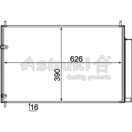 Радиатор кондиционера ASHUKI 3054515 WM 00LU T556-99 WEZPG6Q