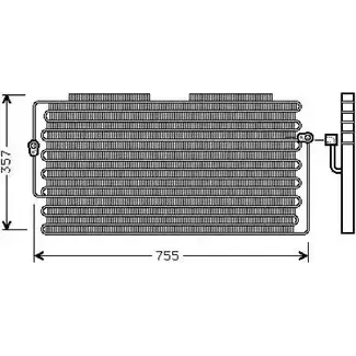 Радиатор кондиционера ASHUKI 3054521 R7VDH6F Y3 DB53 T557-09 изображение 0