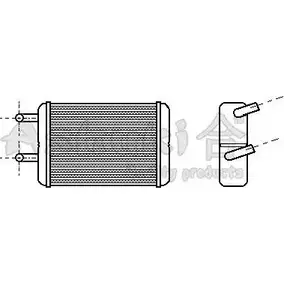 Радиатор печки, теплообменник ASHUKI X 75QZWT T981-01 3055603 MIW0Y изображение 0