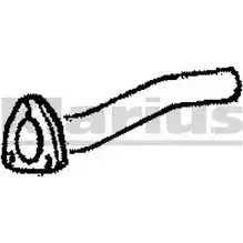 Выхлопная труба глушителя KLARIUS 110006 IZUO0PL 3059267 W TODI изображение 0