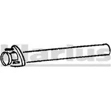Выхлопная труба глушителя KLARIUS 3059388 M22TUX 110188 6 ZG9MRJ изображение 0